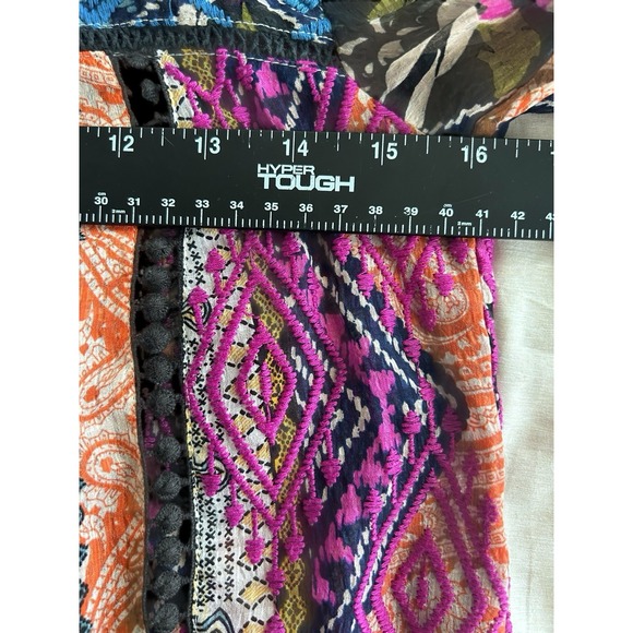 Vanessa Virginia anthropologie blouse top  lenora embroidery boho artsy‎ Size 0 - Picture 8 of 9